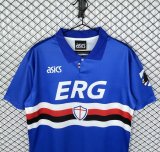 1993-1994 Sampdoria Home Retro Soccer Jersey