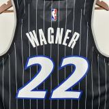 25-26 Magic WAGNER #22 Black Top Quality Hot Pressing NBA Jersey (Trapeze Edition) 飞人版