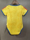 2026 World Cup Colombia Home Baby Infant Crawl Suit