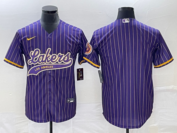 2025 MLB Los Angeles Lakers New Pattern Jersey