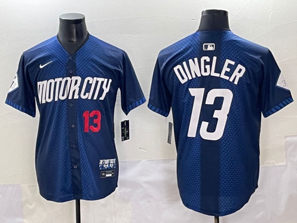 2025 MLB Detroit Tigers New Pattern Jersey