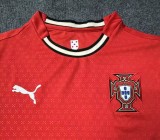 25-26 Portugal Home Fans Version Soccer Jersey