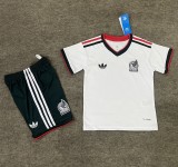 2026 World Cup Mexico Away Kids Soccer Jersey