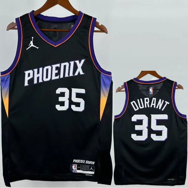 25-26 SUNS DURANT #35 Black Top Quality Hot Pressing NBA Jersey