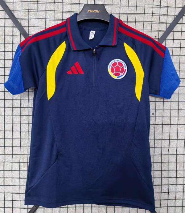 2026 Colombia Blue Polo Short Sleeve
