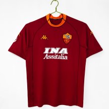 2001-2002 Roma Home Retro Soccer Jersey