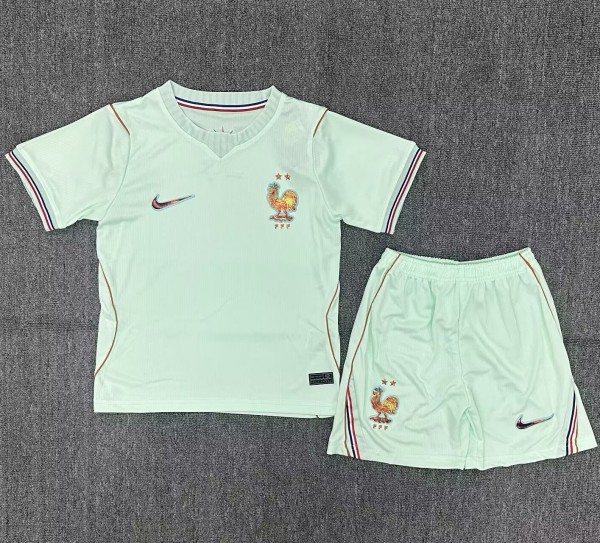 2026 World Cup France Away Kids Soccer Jersey
