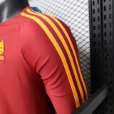 26-27 Roma Red Casual Edition Long sleeves Player Version Training shirts*长袖球员