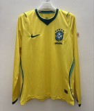 2026 Brazil Home Long Sleeve Fans Soccer Jersey (长袖)
