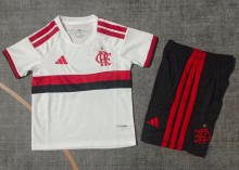26-27 Flamengo Away Kids Soccer Jersey