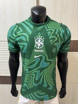 2026 Brazil Green GoalKeeper Player Version Soccer Jersey