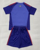 2026 Mexico Purple Goalkeeper Kids Soccer Jersey