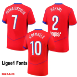 25-26 PSG Third Long Sleeve Fans Soccer Jersey (长袖)