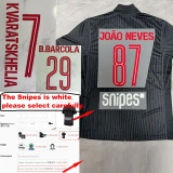 25-26 PSG Fourth Long Sleeve Player Version Soccer Jersey*长袖球员