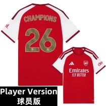 26-27 ARS Home Print CHAMPIONS # 26 Player Version Soccer Jersey 26-27 ARS Home Print CHAMPIONS # 26 Player Version Soccer Jersey