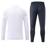 26-27   France High Quality Kids Half Pull Tracksuit