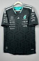 2026 F1 Benz New Pattern Short Sleeve Racing Suit
