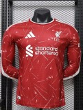 26-27 LIV Home Leaked Edition Long Sleeve Player Version Soccer Jersey (长袖球员)