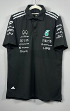 2026 F1 Benz New Pattern Short Sleeve Racing Suit