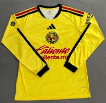 26-27 Club America Home Long Sleeve Fans Soccer Jersey (长袖)