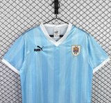 1990 Uruguay Home Retro Soccer Jersey
