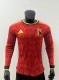 2026 World Cup Belgium Home Long sleeves Player Version Soccer Jersey
