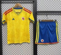 2026 World Cup Colombia Home Kids Soccer Jersey 2026 World Cup Colombia Home Kids Soccer Jersey