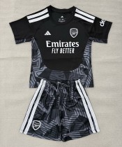 26-27 ARS Black GoalKeeper Kids Soccer Jersey 26-27 ARS Black GoalKeeper Kids Soccer Jersey