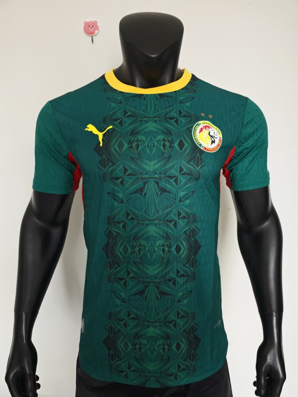 2026 Senegal Away Player Version Soccer Jersey (With 2 Star)*两颗星