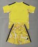 26-27 Aston Villa Yellow GoalKeeper Kids Soccer Jersey