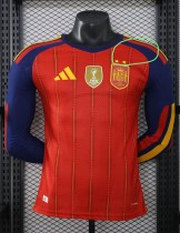 2026 World Cup Spain Home Long Sleeve Player Version Soccer Jersey (With 2 Star)*两颗星*长袖球员 2026 World Cup Spain Home Long Sleeve Player Version Soccer Jersey (With 2 Star)*两颗星*长袖球员