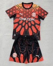 26-27 Marseille Orange GoalKeeper Kids Soccer Jersey