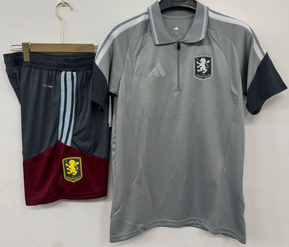 26-27 Aston Villa High Quality PoLo Training Short Suit