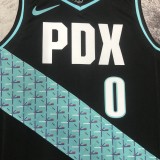 26-27  TRAIL BLAZERS Top Quality Hot Pressing NBA Jersey
