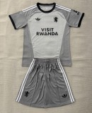 26-27 Aston Villa Gray GoalKeeper Kids Soccer Jersey