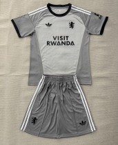 26-27 Aston Villa Gray GoalKeeper Kids Soccer Jersey