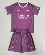 26-27 ARS Purple GoalKeeper Kids Soccer Jersey