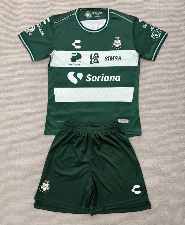26-27 Santos Laguna Home Adult Suit
