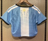 26-27 Argentina Messi Farewell Match Women Cheerleading Short-sleeved (女)