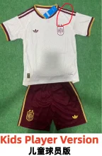 2026 World Cup Spain Away Kids Player Version Soccer Jersey (球员童装) (With 2 Star)*两颗星