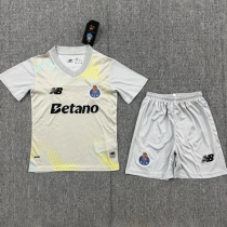 26-27 Porto Grey Goalkeeper Kids Soccer Jersey
