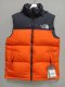 2026 TNF Orange New Pattern Vest Cotton Jacket