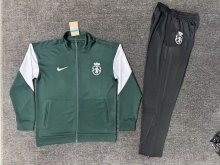26-27 Sporting Lisbon High Quality Half Pull Tracksuit