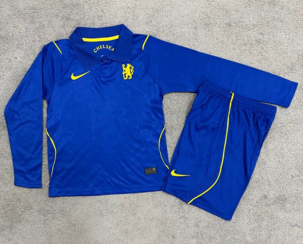 26-27 CHE Home Long Sleeve Kids Soccer Jersey (长袖)