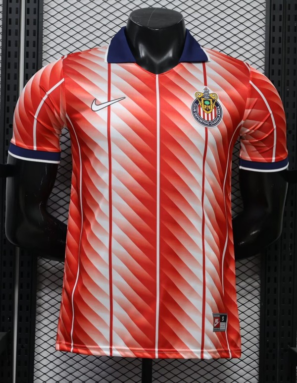 26-27 Chivas Guadalajara Red Retro Version Player Version Soccer Jersey