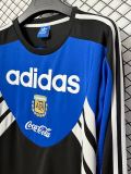 1994 Argentina Black blue Retro Hoody (无帽卫衣)