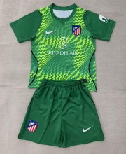 26-27 ATM Green GoalKeeper Kids Soccer Jersey