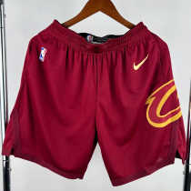 23-24 Cleveland Cavaliers Red Away Top Quality NBA Pants