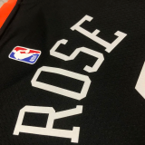 22-23 KNICKS ROSE #4 Black City Edition Top Quality Hot Pressing NBA Jersey
