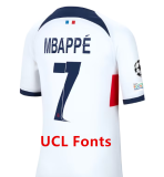 23-24 PSG Away 1:1 Fans Soccer Jersey